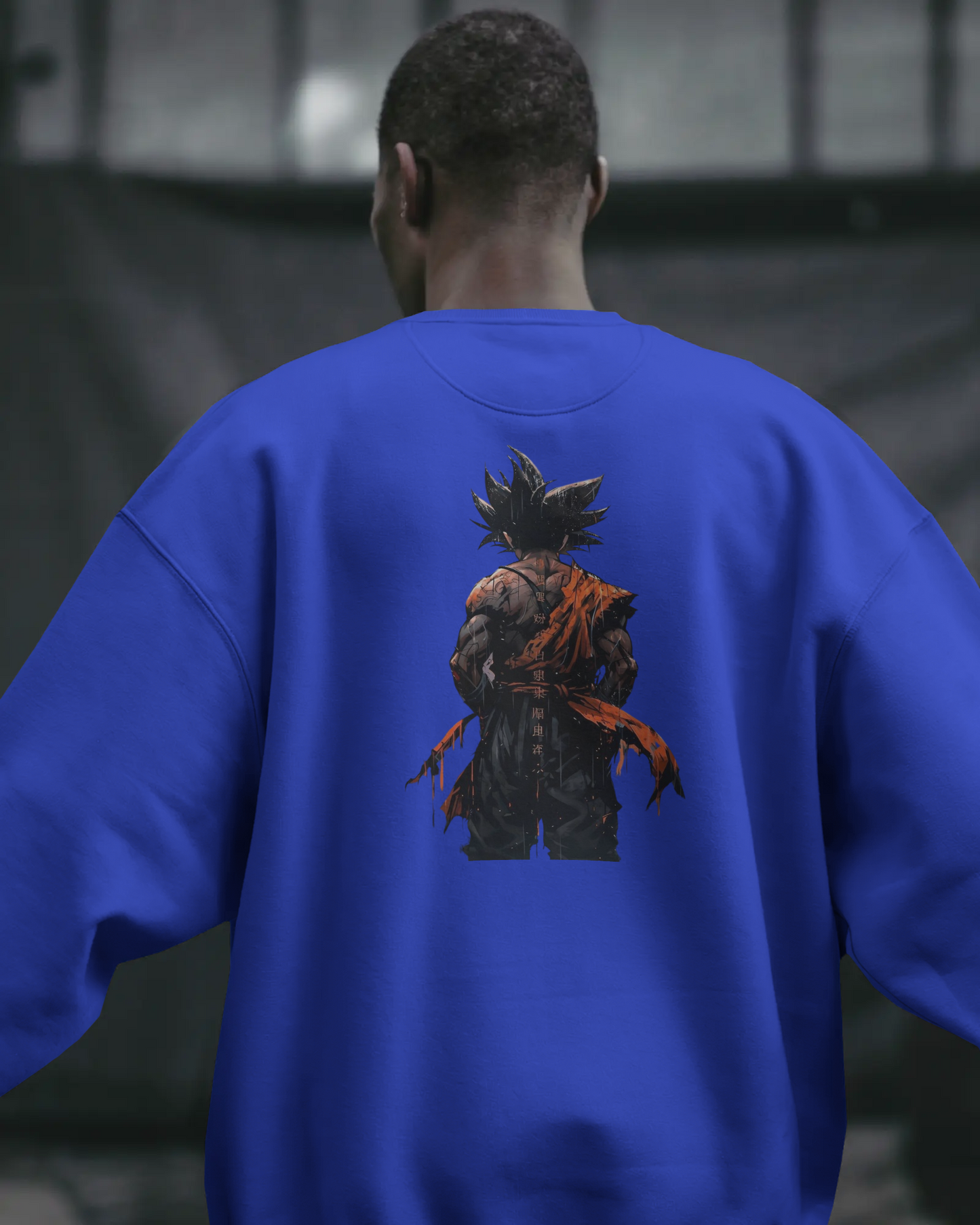 Bold Anime Graphic Sweatshirt